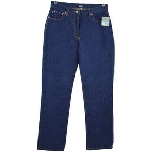 STUSSY Vintage Classic Jean Size 11 USA Cotton Dark Denim Straight